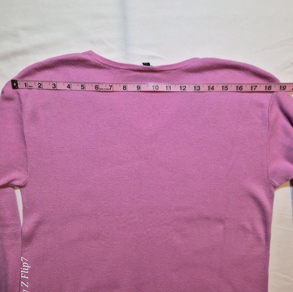 Talbots Petites Soft Pink V-Neck Sweater - Size LP - Picture 5 of 8